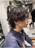 NEXT NEO【櫻田】センターパートウルフ 波巻きパーマ
