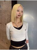 《YURI129》抜きっぱなしブロンド/ホワイトブロンド/ハイトーン
