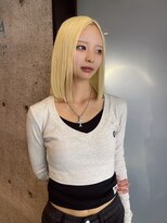 ジーナ 名駅(XENA.) 《YURI129》抜きっぱなしブロンド/ホワイトブロンド/ハイトーン