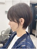 ショートカットxひし形ショートボブ×前髪あり20代30代40代
