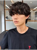 無造作ツイスパ×スパイキーショートでワイルドに◎メンズ
