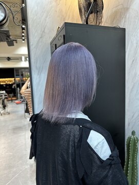 ヴァイス 渋谷店(VAICE) ブルーラベンダー/ケアブリーチ/ミディアム