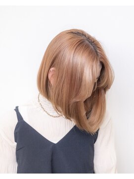 ルプラ ガーデン(le-pla garden) オレンジベージュ#切りっぱなし#ケアブリーチ#ダブルカラー#豊橋