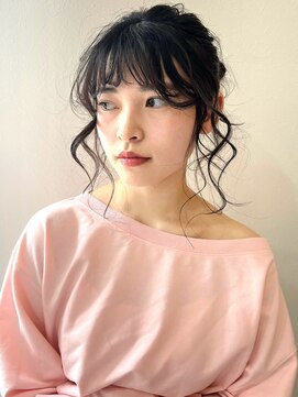 ふわっと柔らかヘアアレンジ