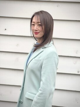 DAMANI 表参道 髪質改善/ヘッドスパ/ハイライト/白髪染め/白髪ぼかし/縮毛矯正 似合わせカット/ミディアムレイヤーカット[表参道駅]