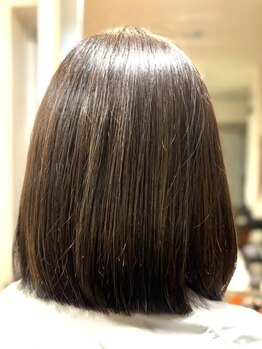 びゅーてぃさろん カヨ Kayoの写真/【カット＋カラー＋TR￥7600】艶のある仕上がりと熟練の技術を毎月通えるお手頃価格で♪髪質改善もアリ◎