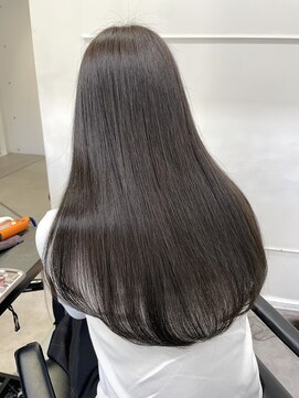 シーン(seen) 【オリーブグレージュ】くびレイヤーカット透明感カラー