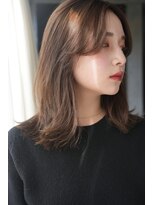 エインアンリー 明治神宮前(AIN.ANLY.)&nbsp;毛先パーマ、ミディアムパーマ、パーマゆるめ、ニュアンスパーマ