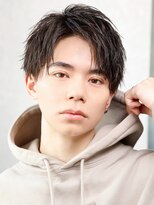 リップス 表参道店(LIPPS)&nbsp;ショートセンターパート【ツーブロック刈り上げ】