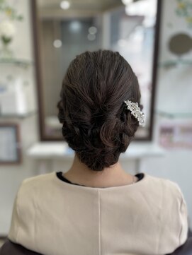 ヘアーサロンウェスト(Hair Salon West) ヘアアップスタイル