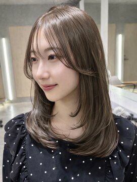 ナナローネス 渋谷(nana loness) レイヤー　結べるレイヤー　ミディアムレイヤー　韓国巻き