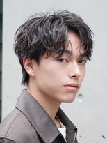 フィフスパーク(fifth PARK) 渋谷mensアクティブショートフェザーパーマセンターパート