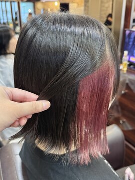 キャラ 池袋本店(CHARA) ちらっと見えるインナーデザインが可愛い【池袋インナーカラー】