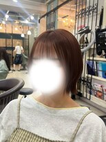 ヘアーアンドメイク シークタチカワ 立川店(Hair&Make Seek)&nbsp;【兒玉】派手すぎない！オレンジブラウン×扱いやすさ◎ボブ
