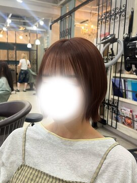 ヘアーアンドメイク シークタチカワ 立川店(Hair&Make Seek) 【兒玉】派手すぎない！オレンジブラウン×扱いやすさ◎ボブ