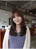 ロングレイヤー似合わせカット