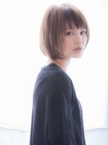 ティファ 栄(Tiffa) 大人かわいいバレイヤージュとろみワンカール前下がりモードボブ