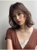 ツヤカラー&シースルーバング