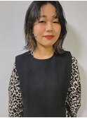 カジュアルウルフボブ