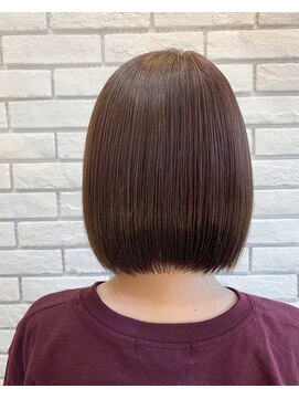 フルミー(fulme.) 甘い艶ボブ♪イルミナ×エドルカラーの最強透明感ツヤカラー☆