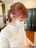 スリーバイザサロン(THREE by the salon)&nbsp;ピンク×アレンジ