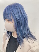 サンク 原宿 表参道(cinq)&nbsp;ブルーラベンダー ブルーカラー 水色 ペールブルー