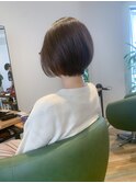 セピアグレージュ_ショートボブ