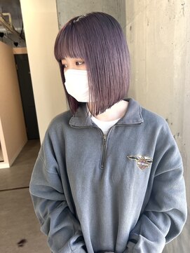 ラニヘアサロン(lani hair salon) 【天神/大名】ラベンダーシルバー【ブリーチ】
