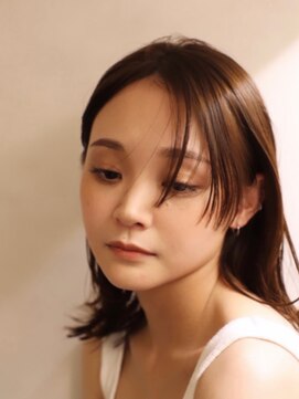 ギミック 自由が丘(gimmick) ◆タイトボブ【小顔前髪でイメチェン】ピンクベージュ