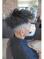 ヘアーアンドシェーブ ジンジャー(GINGER)&nbsp;ツイストパーマ×フェード