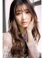 アフロディーテ 銀座(APHRODITE GINZA)&nbsp;黒髪/グレーベージュ/レイヤーロング/前髪パーマ/銀座