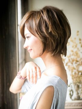 ノルエ アオヤマ(NOLUE AOYAMA) 横からのシルエットも大人かわいい小顔ショートボブ【表参道】