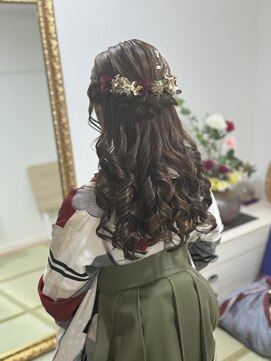 ルノンルージュ(Renon Rouge) 卒業式ハーフアップ