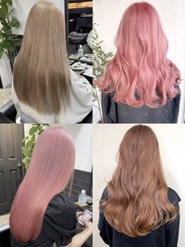 トレヘアー 京都 烏丸(tRe hair)の写真/【4月NEW OPEN】バレイヤージュ/ハイライト/グラデーション/ハイトーンはお任せ◎理想の仕上がりに♪