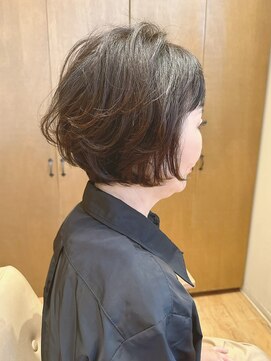 ヘアー ドレッサー パワードール(Hair Dresser) 60代、クリープパーマでふんわりボリュームUP!