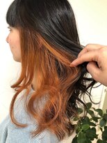 スイ バイティティ 川崎店(suis. by titi)&nbsp;インナーカラーオレンジ