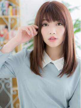 ソル 千早(S.O.L) 千早/髪質改善/大人ガーリー☆ベビーピンクうる艶セミディa