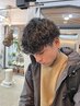 【全員／吉丸指名】メンズカット+波巻きorツイストスパイラルパーマ