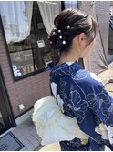 浴衣ヘアアレンジ