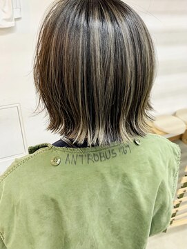 キューズ クラブ(cuz KLUB) 【cuzKLUB】ウルフレイヤー×スパイラルパーマ＊いけ