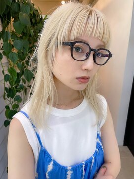 ロイオブジゼル(roi of GiseL) ミディアム ハイトーン 20代30代 ダメージレス 髪質改善