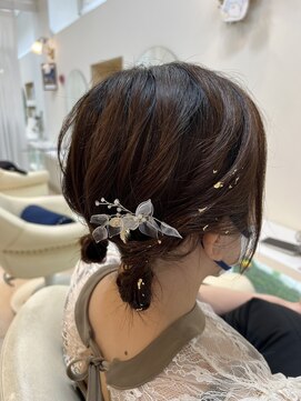 エミュ 天文館店(eMu) 結婚式お呼ばれツインアレンジ ☆