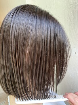 ロマンヤカタ ファース(ROMAN YAKATA fars) 髪質改善　プレミアムカラー　まとまる艶ボブ@田代2/24