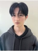 センターパート カルマパーマニュアンスパーマs