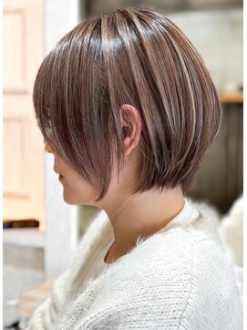 レーヴバイフィガロ(REVE by FIGARO) ハイライトカラーミルクティーベージュケアブリーチダブルカラー