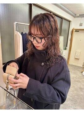 ネルケ 立川(nelke) ミディアムパーマ/ゆるパーマ/セミロング