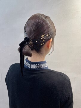 シュリット(schritt) 結婚式二次会カチモリヘアセット渋谷宮益坂エジリ