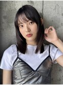 【上田】ミディアムレイヤーカット顔周りレイヤーウルフレイヤー