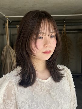 プレイスインザサン(PLACE IN THE SUN) 【村岡】layer cut／顔周りcut