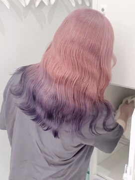 フウ(fuh) ピンクカラー/ラベンダーカラー/デザインカラー/ルーツカラー